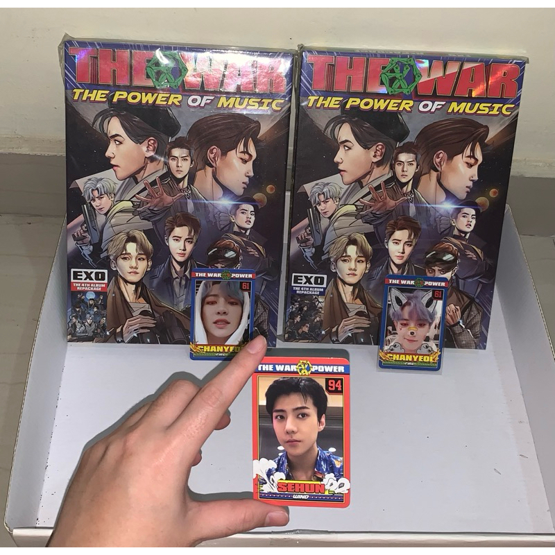 EXO - ALBUM REPACKAGE THE WAR - POWER PC CHANYEOL & SEHUN