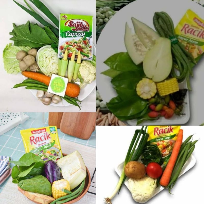 

KIRIM INSTAN paket sayur potong sop, capcay, lodeh dansayur asam