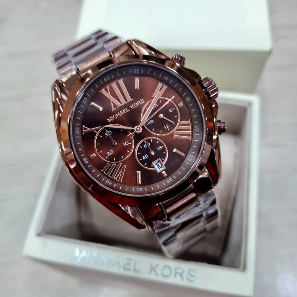 Jam Tangan MK Mikael Kors Mk 5798 Chronograph Date With Box Original