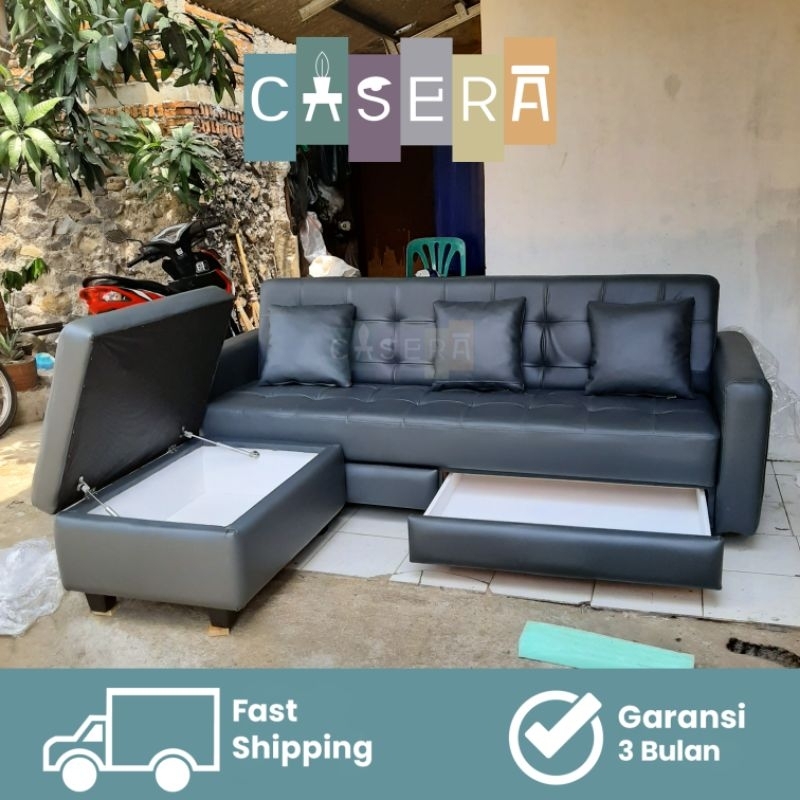 Sofa Bed Laci Diva 3 Seater | Sofa Bed Reclining Minimalis