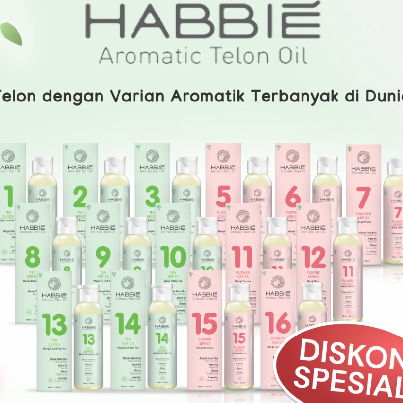 

Top Habbie Minyak Telon Aromatic Telon Oil Flower dan Tea Series 1ml Minyak Telon Anak