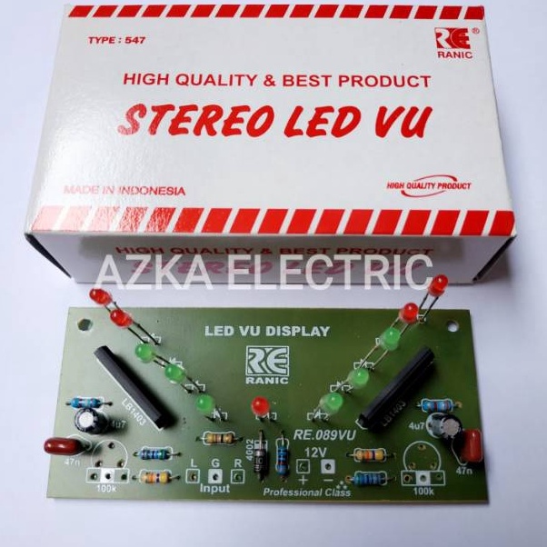KODE B5Y Kit LED VU Display Stereo