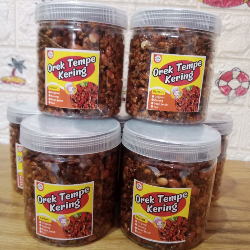 

OREK TEMPE KERING KACANG TERI PEDAS MANIS 300gr