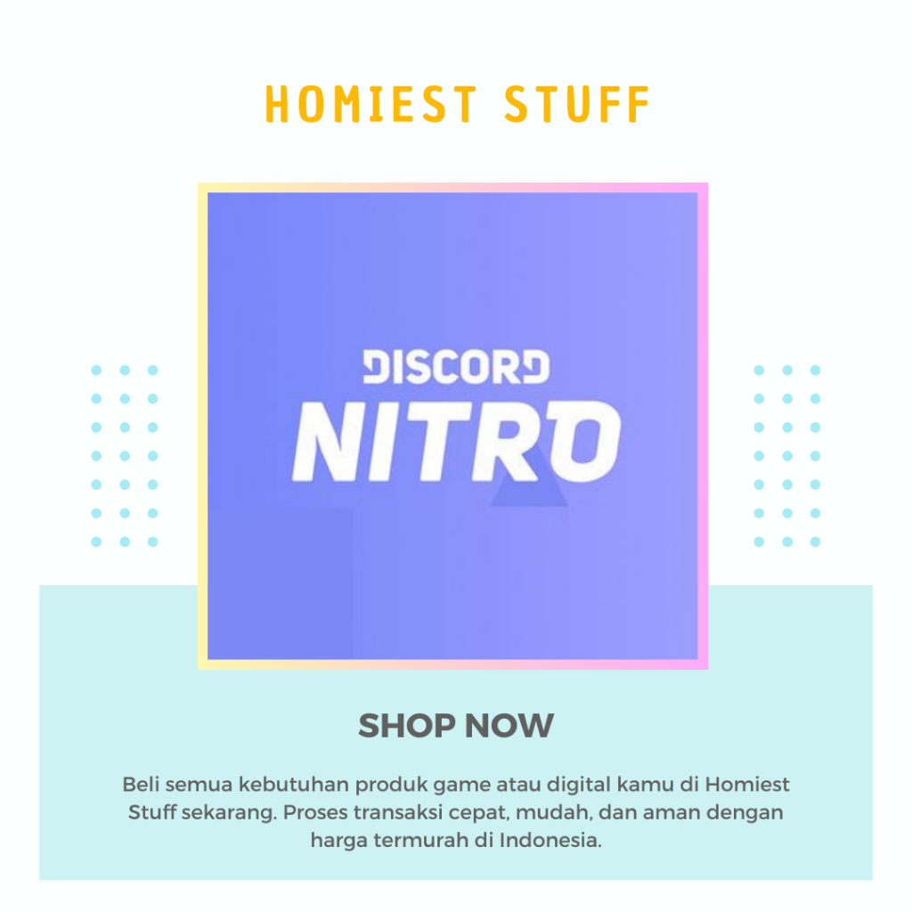 Discord Nitro 1 Tahun [Legally]