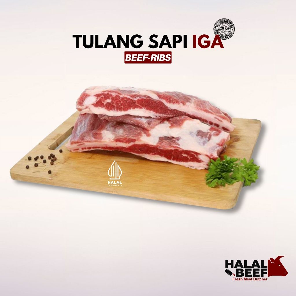 

Tulang Iga Sapi Segar & Halal - Beef Ribs