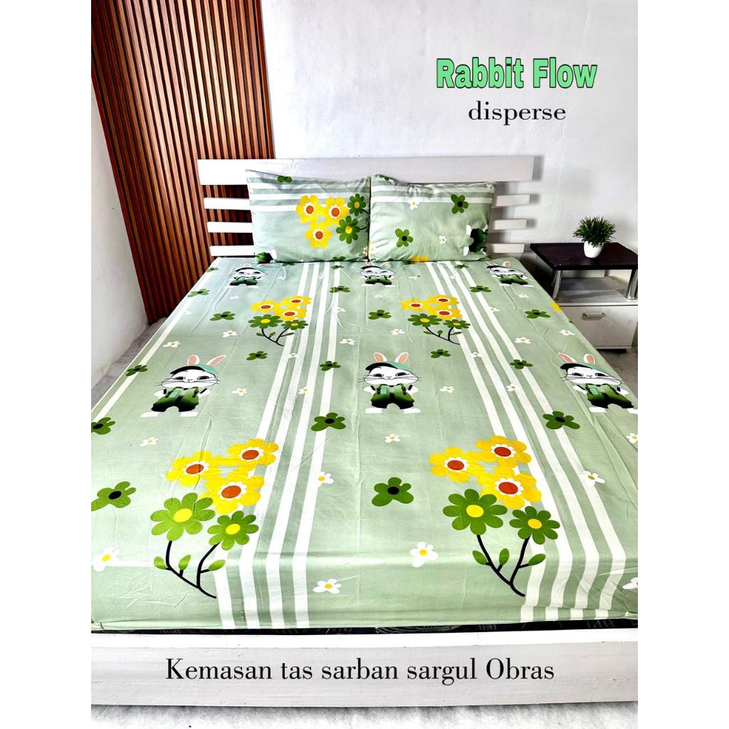 SPREI SET MOTIF BUNGA LOVE TULIP, TIWLIP,  RAINBOW TULIP., LIPPINK