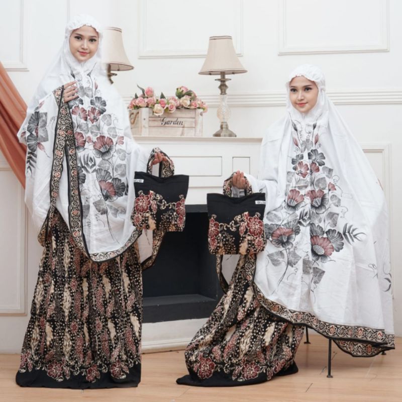 Mukena batik cap colet asli Pekalongan Best seller Grosir mukena murah& lengkap