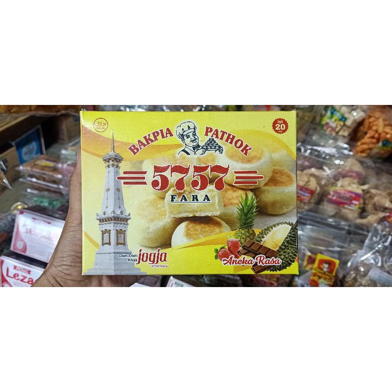 

PROMO SPESIAL BAKPIA PATHOK ANEKA RASA 5757 FARA ASLI JOGJA ISI 2 BIJI