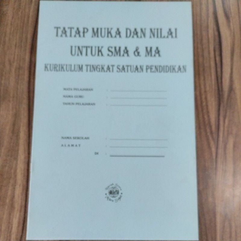 

Buku Tatap Muka Nilai untuk SMA & MA