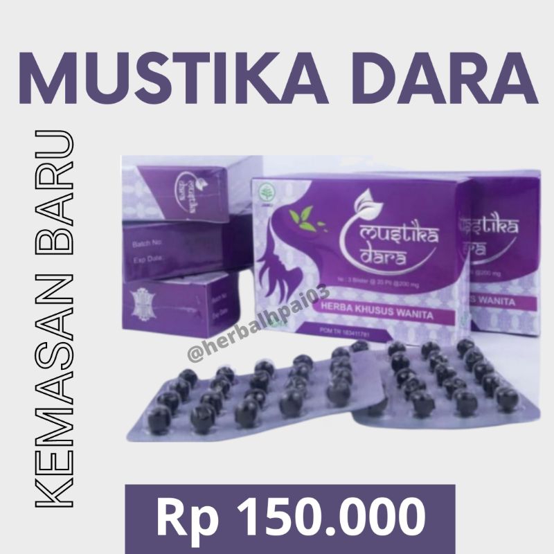Mustika Dara (obat herbal masalah kewanitaan)