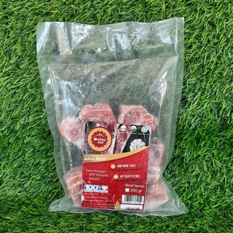 

Punggung Back Bone Wahyu Beef 250gr