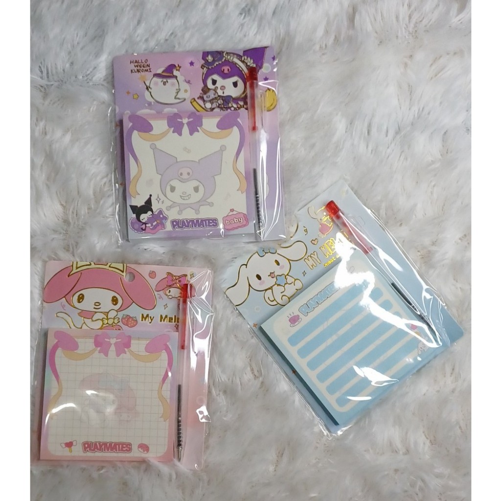 

MEMO SANRIO DAN PULPEN ISI 50 LEMBAR