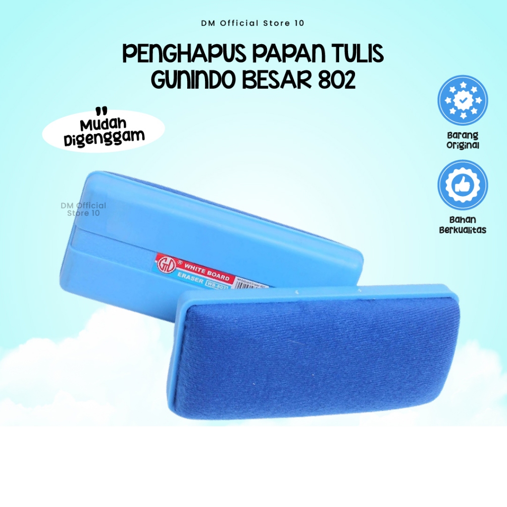 

Eraser Gunindo Besar 802 Eceran Penghapus Papan Tulis Whiteboard Terlaris By Dm Store