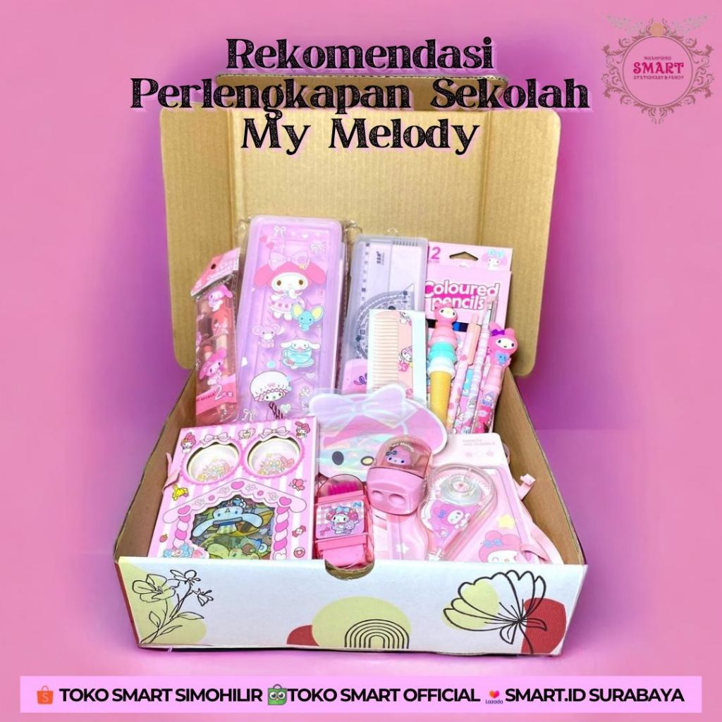 

PERLENGKAPAN SEKOLAH MY MELODY