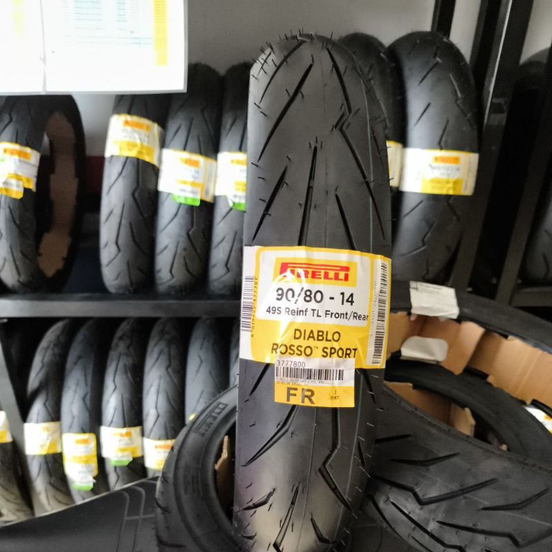 ban pirelli diablo rosso sport 90/80 ring 14