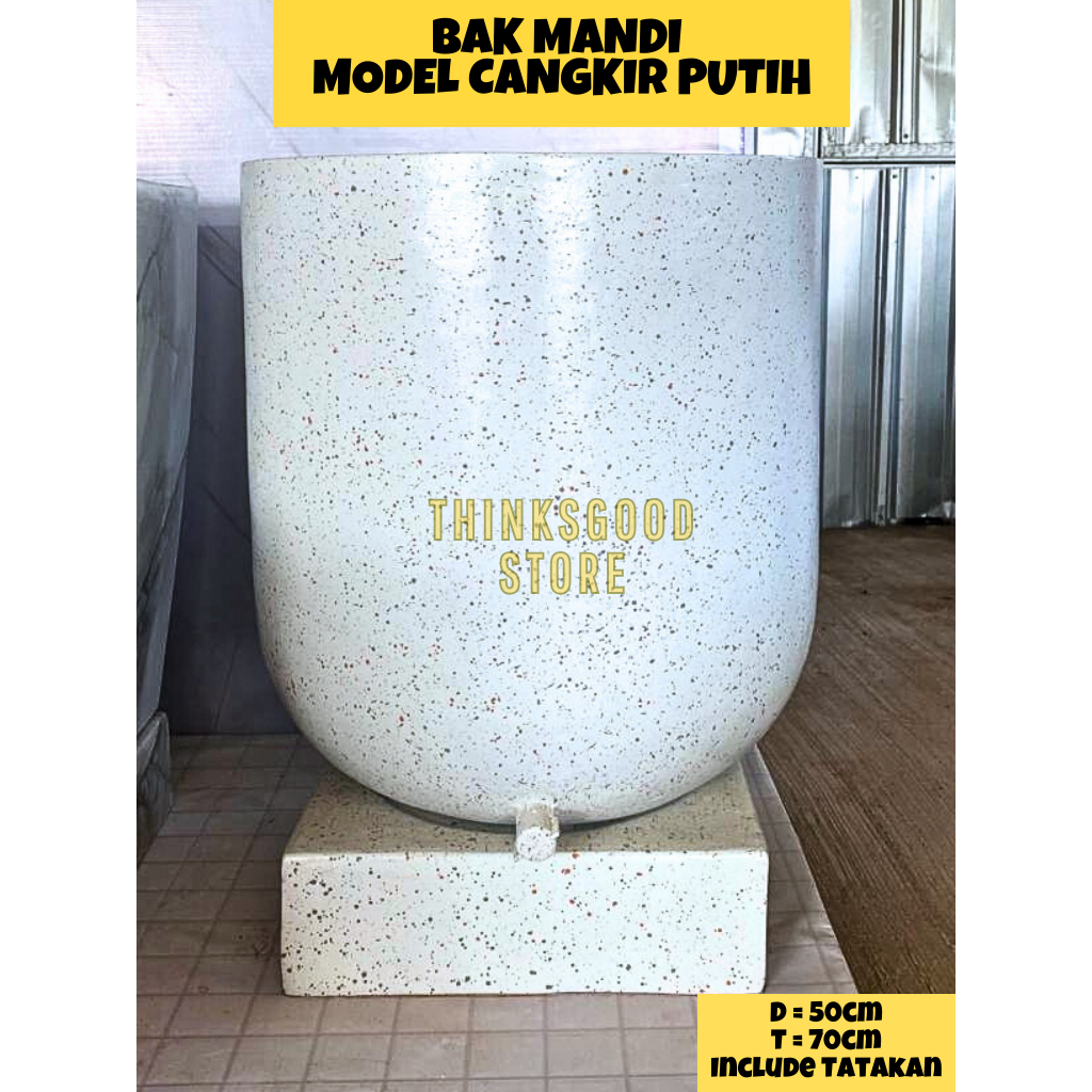 BAK MANDI GENTONG AIR MINIMALIS MODEL TERASO TYPE CANGKIR TERAZO GUCI GENTONG SEMEN TERAZZO TRASO MI
