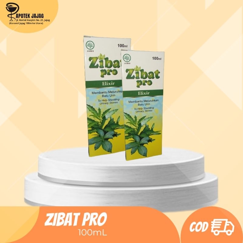 Zibat Pro Elixir - Zibat peluruh batu ginjal herbal