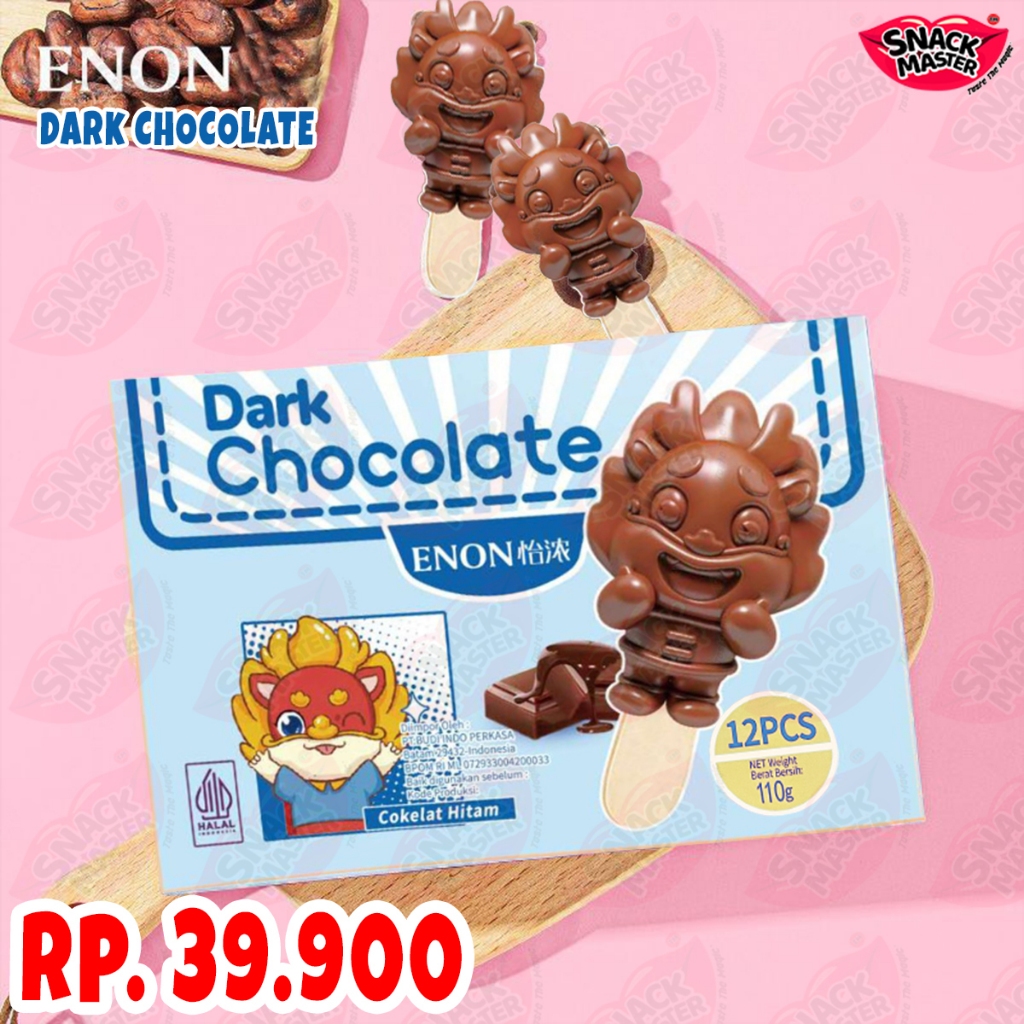 

Enon Karakter Animal Chocolate Stick 110g Matcha Chocolate Milk Chocolate, Dark Chocolate Camilan Manis