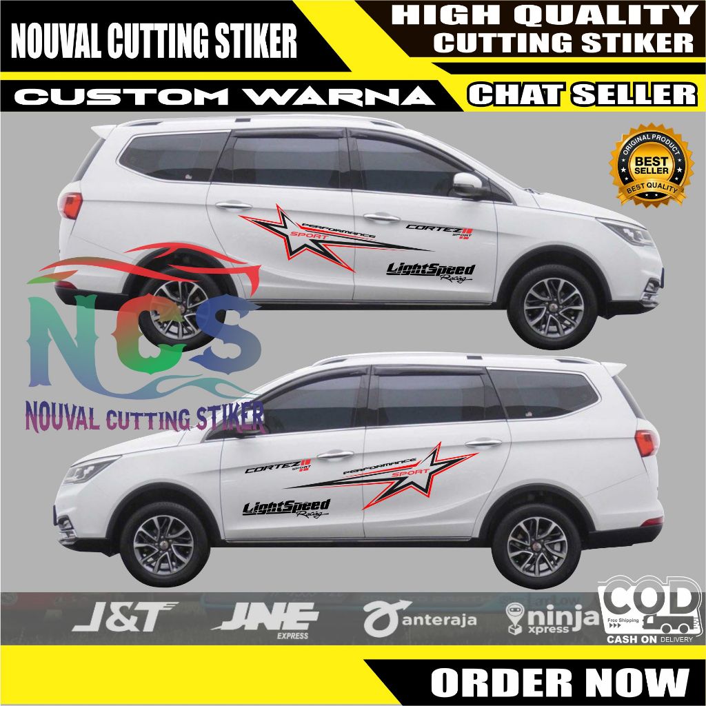 Terbaru Cutting Sticker Cortez Stiker Promo Wuling Cortez