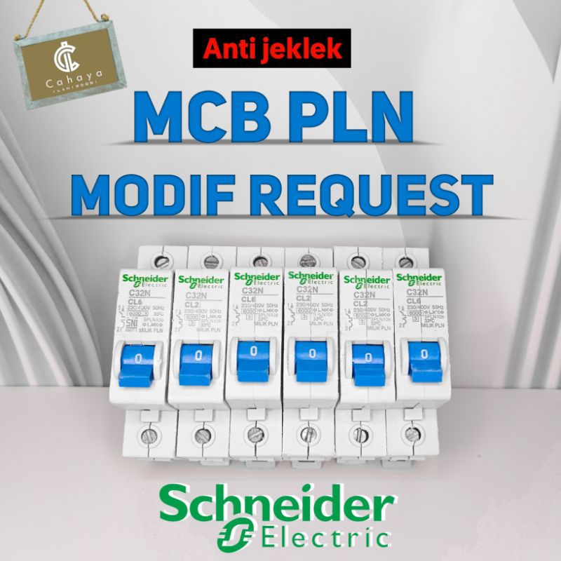 Mcb Schneider Pln modif/Anti jeglek 2A-5A ORIGINAL Bisa request