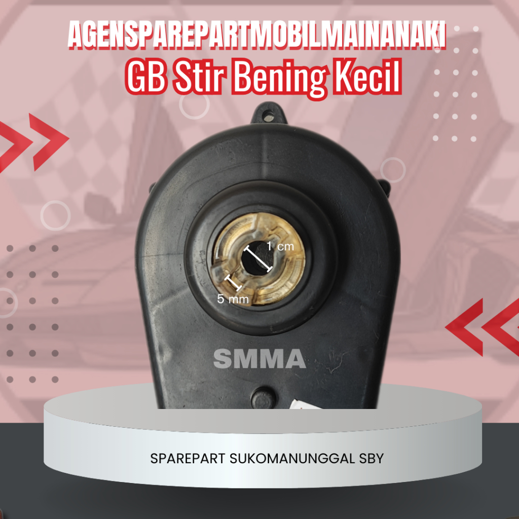 SMMA || GEARBOX STIR MONCONG KECIL 24V MAINAN AKI ANAK POWER STEERING