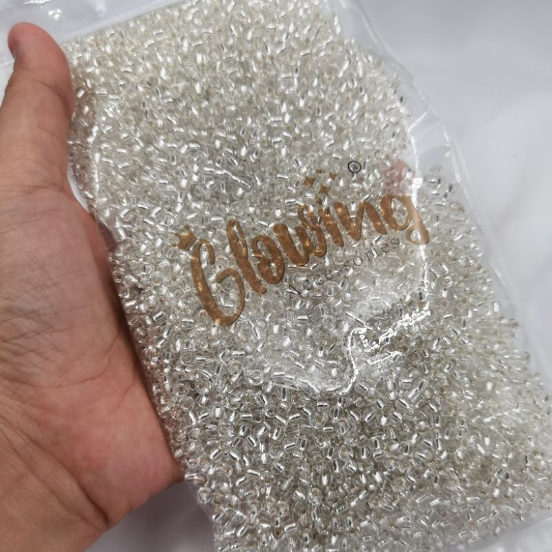 (per PON) MOTE PASIR JUMBO JEPANG - PASIR JEPANG ukuran 6/O kemasan besar