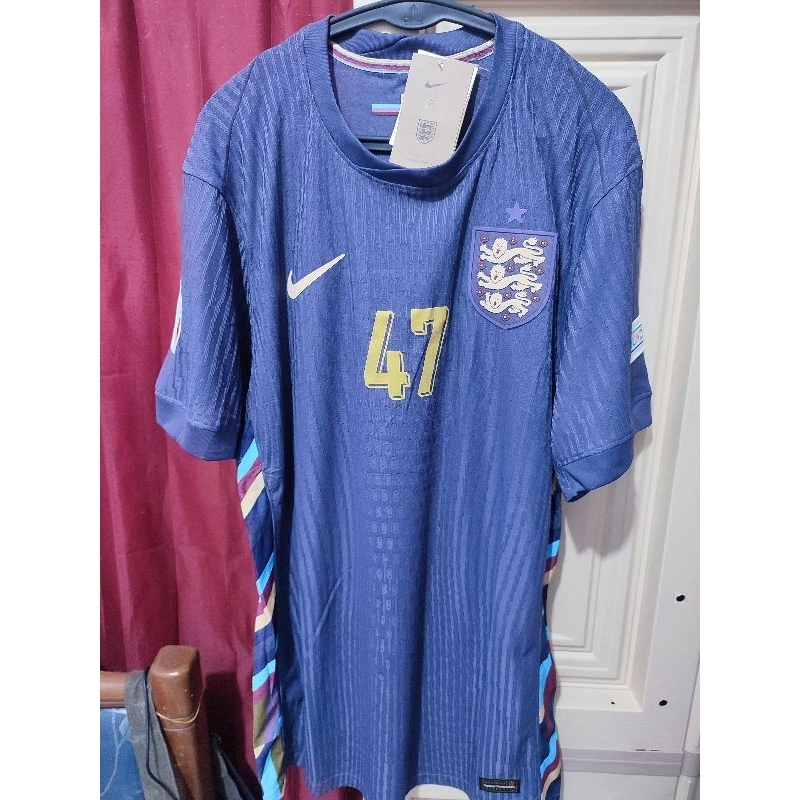 Jersey Inggris Away Euro 2024 Full Patch Foden Player Issue