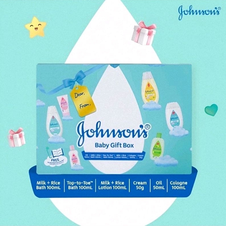 Johnson's Gift Box / Paket Perlengkapan mandi baby