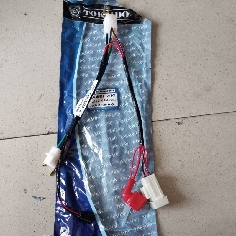 kabel aki tokaido KARISMA/kabel body bagian accu aki karisma