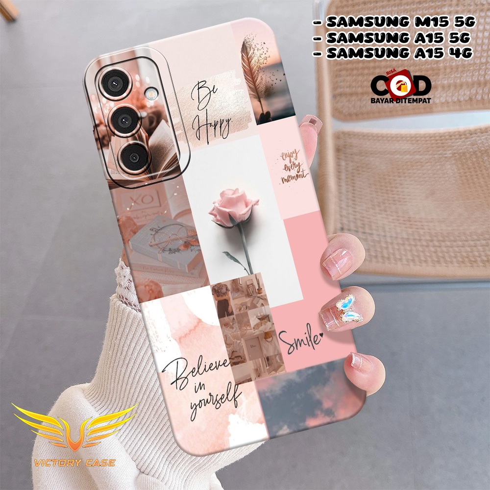 New Aesthetic Case - Softcase Samsung Galaxy M15 5G / A15 5G / A15 4G Terbaru - Case Samsung M15 5G 