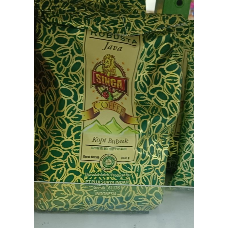 

Kopi bubuk Singa robusta Java 360 gram