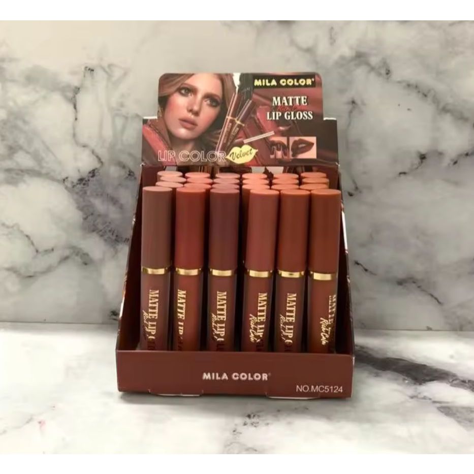 [LUSINAN] Lipgloss Mila Color Lip Color Velvet MC5124