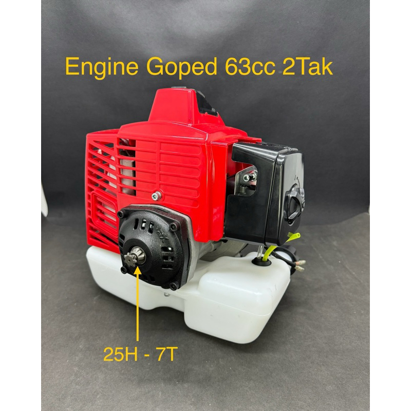 Engine / Mesin 2Tak 63cc Goped - Scooter