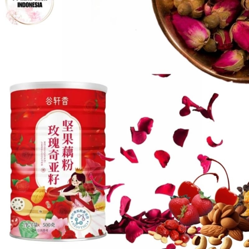 

Ou fen redrose indonesia collagen bunga mawar teratai