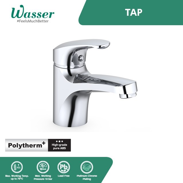 Wasser Basin Tap | TBA-P100 small with PolyTherm+ Technology
