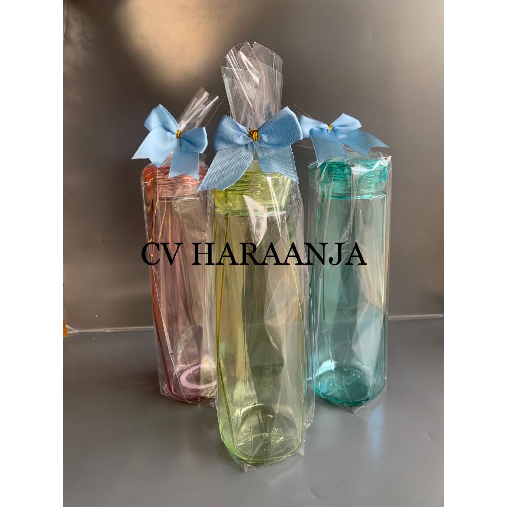 Botol Kaca Kristal Diamond Aesthetic Bottle Minum Tumbler 450 ml //Souvenir Nikah Murah /  Hadiah Kh