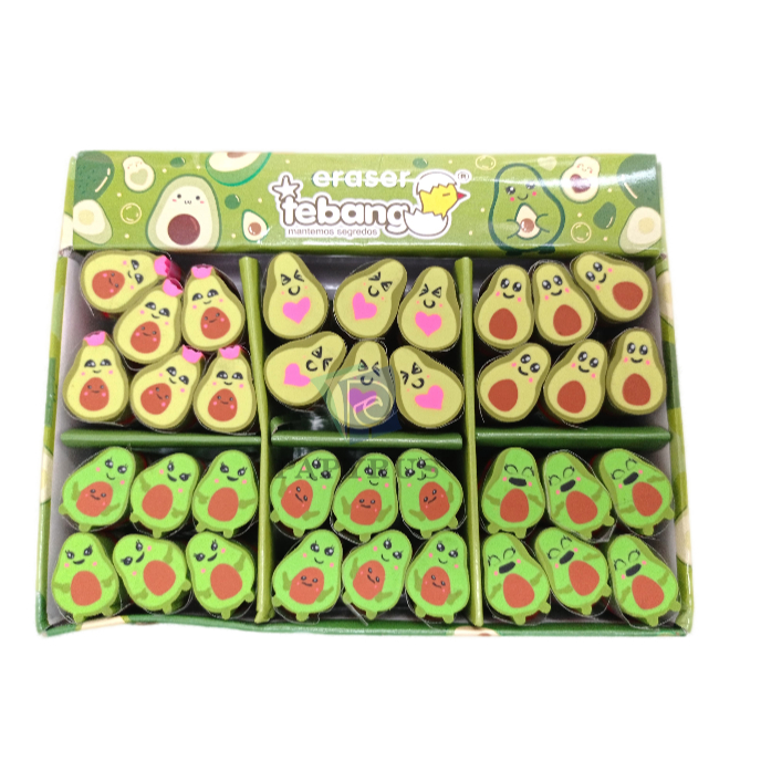 

PENGHAPUS / STIP / ERASER KARAKTER / ERASER TB16077 AVOCADO