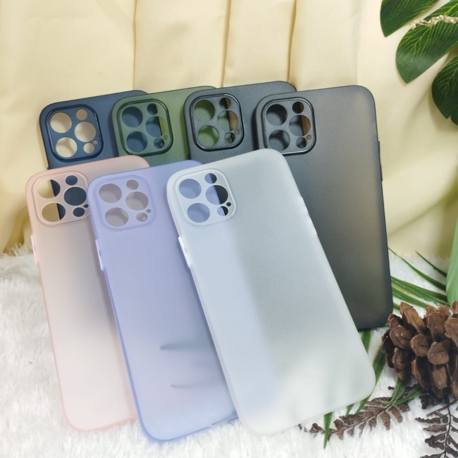 Ultra Thin Matte Case Slim 0.2MM Iphone 12 Pro Soft Case Casing Tipis