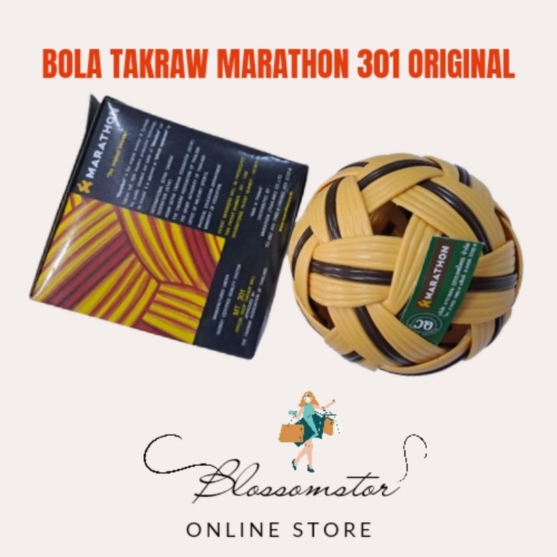 BOLA TAKRAW MARATHON 301 ASLI ORIGINAL / TAKRAW BALL