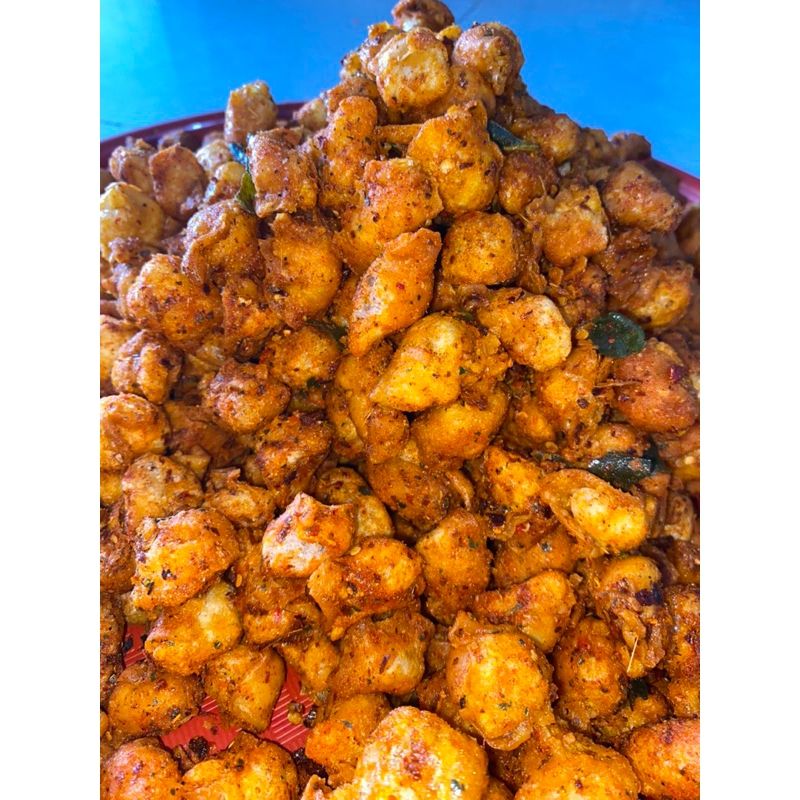 

siomay kering pedas daun jeruk 1kg dan 1 ball