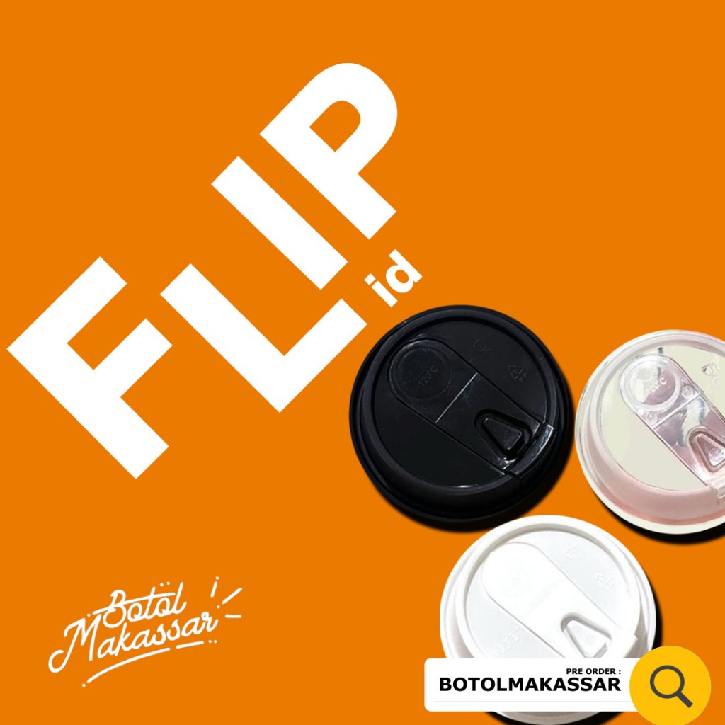 FLIP Lid NJI Cup Injection ( Tutup Saja, isi 50pcs )