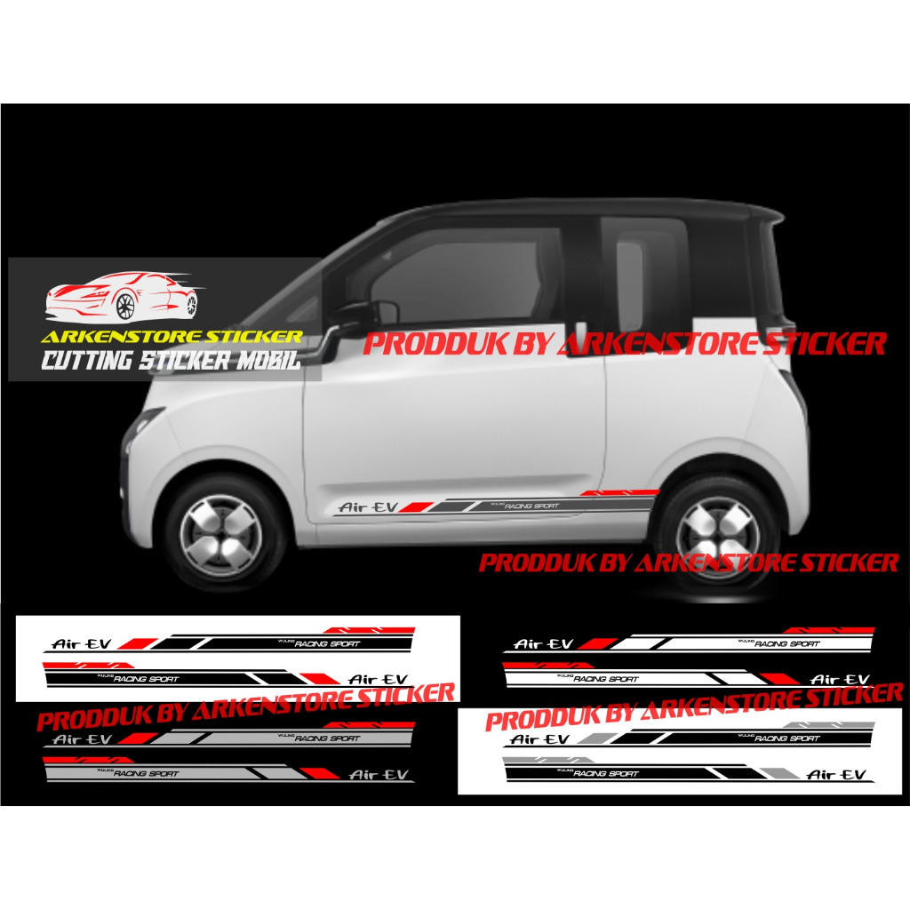 Sticker air ev  sticker stiker mobil air ev sticker list air ev