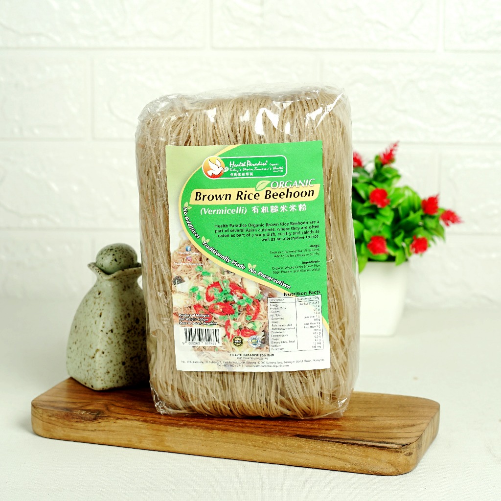 

Health Paradise Organic Brown Rice Vermicelli 400g