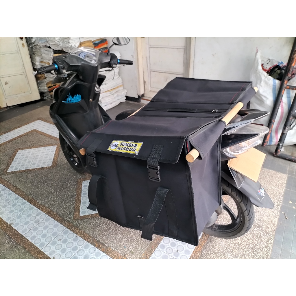 (COD) TAS KURIR / TAS POS OBROK / RONJOT JUMBO / TAS PAKET / TAS MOTOR - BAHAN TERPAL