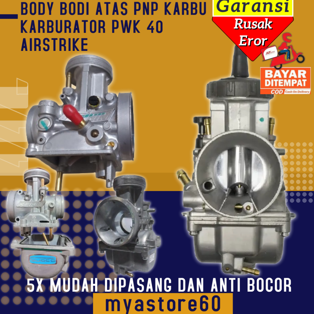 Rangka Bodi Body Badan Atas Karburator Karbu Carburator Carbu Karbulator PWK40 Airstrike PWK 40 AIRS