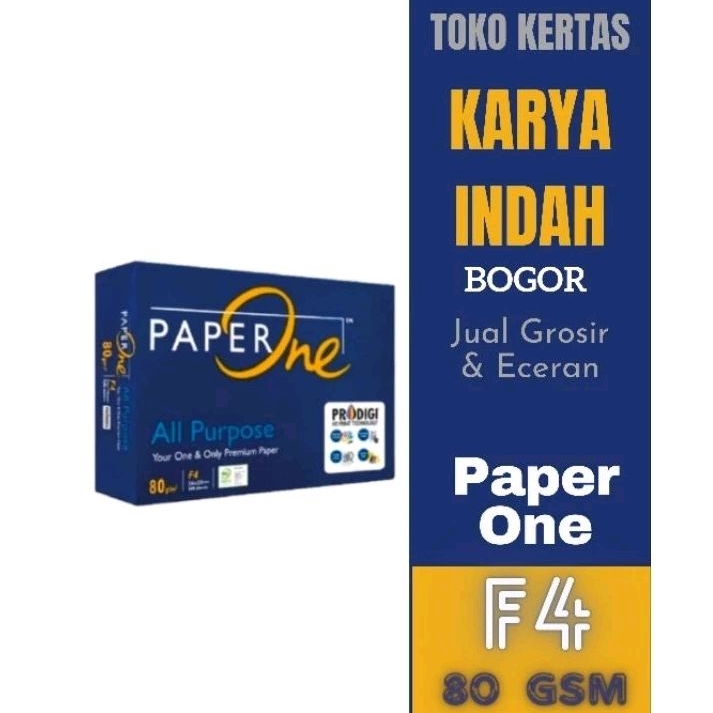 

Ay00! PaperOne 80 GSM A4 F4 Kertas HVS Printing dan Photocopy Paper
