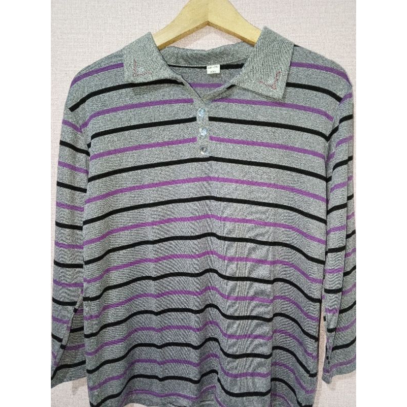 baju kaos lengan panjang olahraga branded second like new