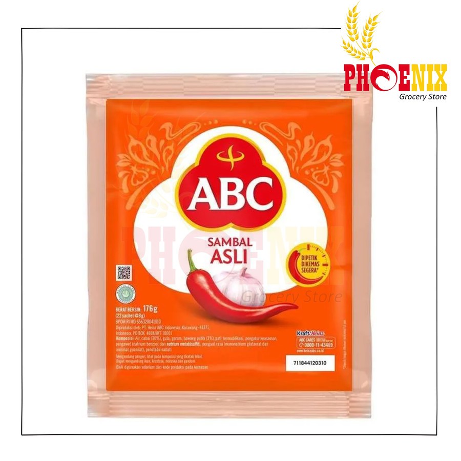 

Sambel ABC sachet isi 12 @ 8 Gram