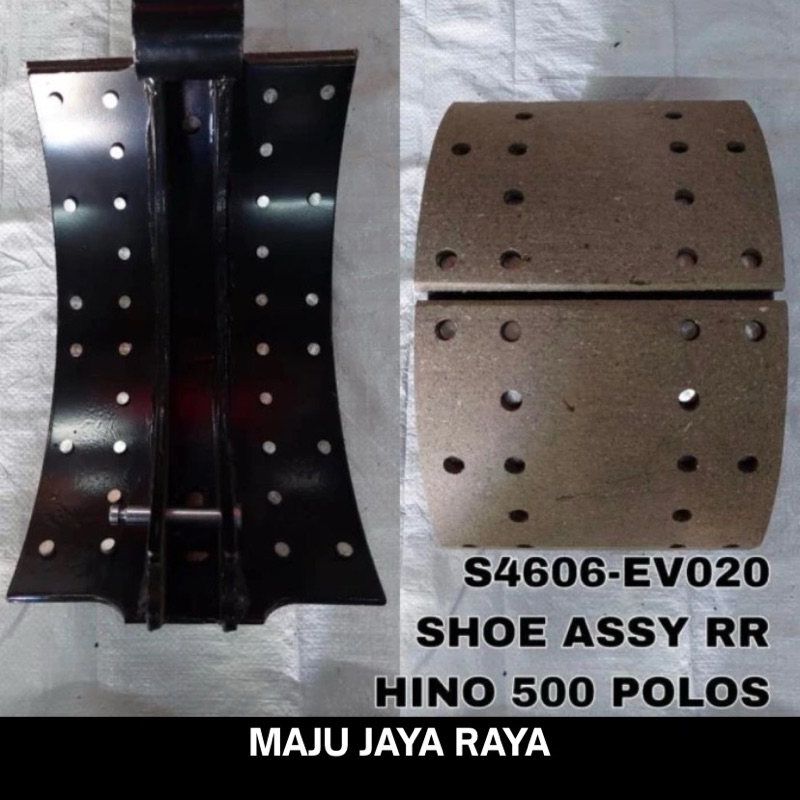 BRAKE SHOE ASSY REAR SEPATU KAMPAS REM BELAKANG POLOS HINO 500 S4606-EV020