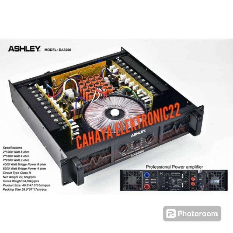 Power Ashley DA 3000 Ashley DA3000 Original Garansi Resmi